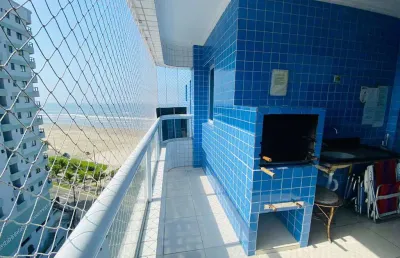 Apto de 2 dorm c/ 1 suíte frente mar, mobiliado, 62 m² de área útil. bairro: maracanã.