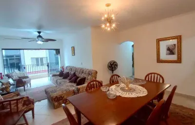 Apto de 3 dorm c/ 3 suítes, sacada, 1 vaga demarcada, prédio frente mar, 118,65 m² de área útil. bairro: tupi.