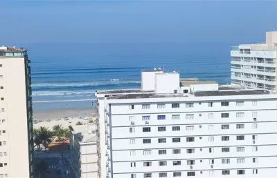Apto de 2 dorm c/ 2 suítes, vista mar, 73,85 de área útil. bairro: aviação.