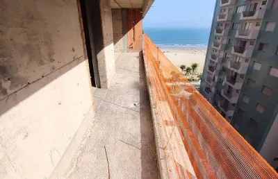 Apto de 3 dorm c/ 3 suítes, vista mar, 145,26 m² de áre ùtil. bairro: canto do forte.