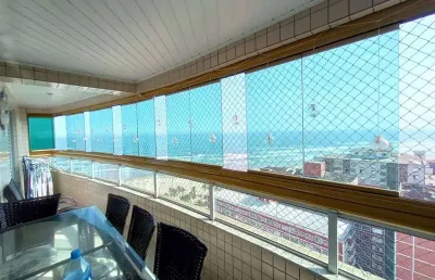 Apto de 3 dorm sendo 2 suítes, porteira fechada, 2 vaga, 112 m² de área útil, bairro: ocian.