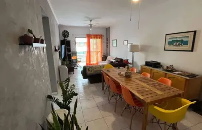 Apto. 2 dorm. c/ 1 suíte, sacada gourmet, 85 m² de área útil. bairro: canto do forte.