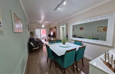 Apto de 2 dorm sendo 1 suíte, sacada, 96 m² de áre útil. bairro: forte.