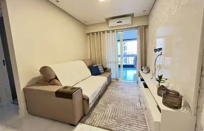 Apto de 2 dorm c/ 2 suítes, mobiliado sacada gourmet, 93 m² de área útil. bairro; tupi.