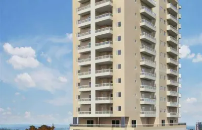 Apto de 2 dorm c/ suíte, 65 m² de área útil, 1 quadra da praia. bairro: tupi.