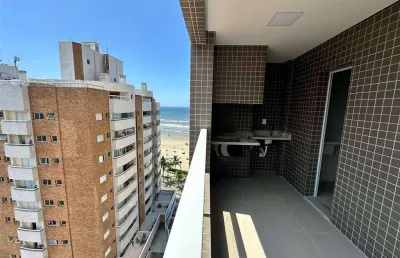 Apto de 2 dorm c/ 1 suíte, sacada, vista mar, 66,53 m² de área útil. bairro: jardim real.