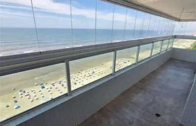 Apto de 3 dorm c/ 3 suítes, vista mar, 2 vagas, 123  m² de área útil. bairro: caiçara.