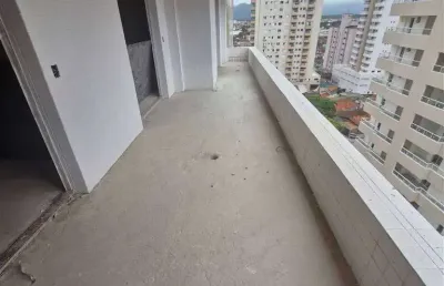 Apto de 3 dorm c/ 1 suíte, 2 vagas, vista mar, 107 m² de área úitl. bairro: aviação.