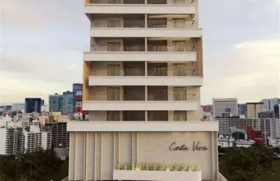 Apto de 2 dorm sendo 1 suíte, c/ sacada, 71 m² de área útil. bairro: tupi.