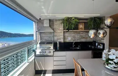 Apto de 3 dorm c/ 3 suítes, vista mar, 2 vagas, 138 m² de área útil. guilhermina.