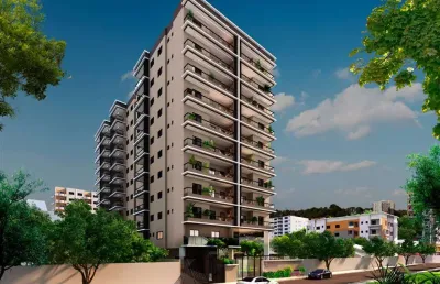 Apto de 2 dorm sendo 1 suíte, c/ sacada gourmet, 59,04 m² de área útil. bairro: guilhermina.