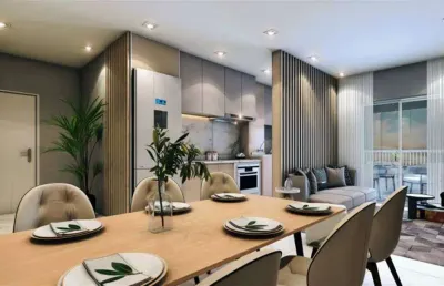 Apto de 2 dorm, 49,68 m² de área útil, bairro: aviação.