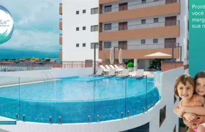 Apto 02 dorms c/ suíte, 77 m² de área útil, lazer completo, 2 vagas de garagem. bairro: vila mirim.