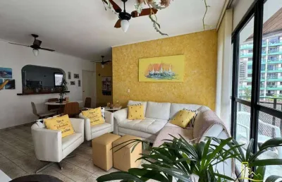Apartamento mobiliado com 2 dormitórios à venda, 90 m² por r$ 455.000,00 - astúrias - guarujá/sp