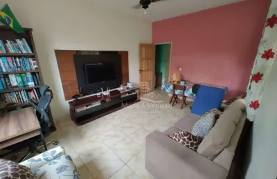 Casa térrea com 03 dormitórios + 02 kitnet pavimento superior em construção à venda, 90 m² por r$ 320.000,00 - jardim boa esperança - guarujá/sp