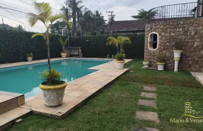 Sobrado com 5 dormitórios para alugar, 280 m² por r$ 15.000,00/mês - jardim guaiuba - guarujá/sp