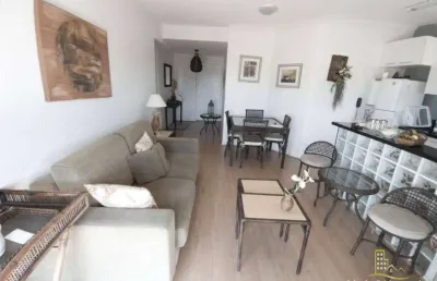 Apartamento com 1 dormitório, 54 m² - venda por r$ 470.000,00 ou aluguel por r$ 3.500/mês - tombo - guarujá/sp