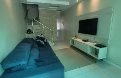 Sobrado com 3 dormitórios à venda, 79 m² por r$ 590.000,00 - jardim las palmas - guarujá/sp