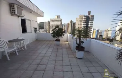 Cobertura duplex com 4 dormitórios à venda, 216 m² por r$ 890.000,00 - astúrias - guarujá/sp