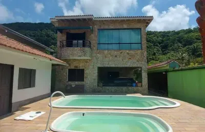 Sobrado com 9 dormitórios à venda, 370 m² por r$ 1.800.000,00 - guaiuba - guarujá/sp