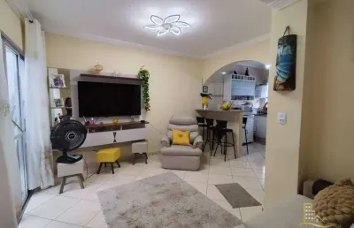 Sobrado em condomínio com 2 dormitórios à venda, 59 m² por r$ 390.000,00 - jardim las palmas - guarujá/sp