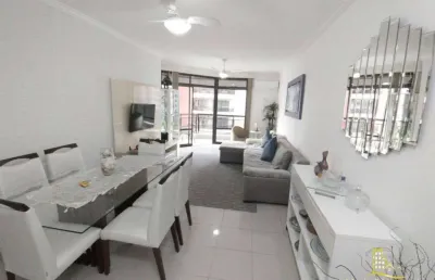 Apartamento com 2 dormitórios à venda, 100 m² por r$ 600.000,00 - barra funda - guarujá/sp