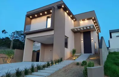 Casa para venda em cotia, granja viana, 4 dormitórios, 4 suítes, 5 banheiros, 4 vagas