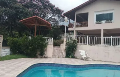 Casa em condomínio para venda em cotia, granja viana, 3 dormitórios, 2 suítes, 5 banheiros, 6 vagas