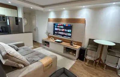 Apartamento para venda em cotia, jardim monte santo, 2 dormitórios, 1 suíte, 2 banheiros, 1 vaga