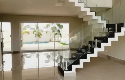 Casa sobrado em indaiatuba, condomínio dona maria josé com 3 suítes - 286 m2