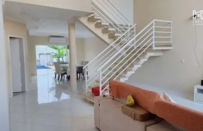 Casa sobrado em indaiatuba, jardim amstalden residence com 3 suítes - 300 m²