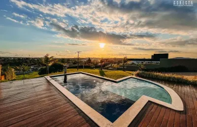 Chácara térrea em indaiatuba, terras de itaici com 3 suítes - 261 m²