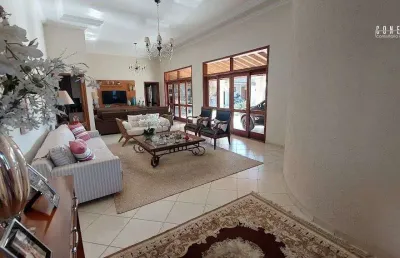 Casa térrea em indaiatuba, condomínio portal dos ipês com 3 suítes - 330 m²