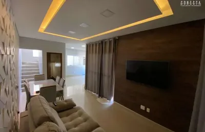 Casa sobrado em indaiatuba, parque residencial sabiás com 2 suítes - 149 m²