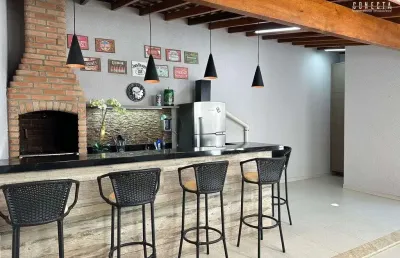 Casa sobrado em indaiatuba, condomínio park real com 3 quartos, 1 suíte - 146 m²
