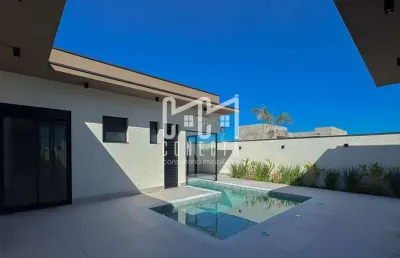 Casa térrea em indaiatuba, condomínio maria cândida com 3 suítes - 220 m²