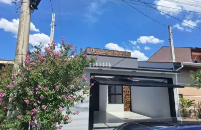 Casa em indaiatuba, jardim barcelona com 3 quartos sendo 1 suíte - 105m²