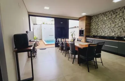 Casa térrea em indaiatuba, condomínio jardins di roma com 3 suítes - 204 m²