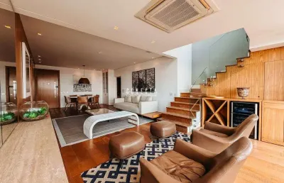 Apartamento edifício majestic, indaiatuba com 3 suítes -  287 m²