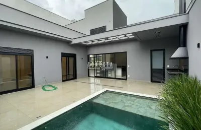 Casa térrea em indaiatuba, condomínio maria josé com 3 suítes - 216 m²