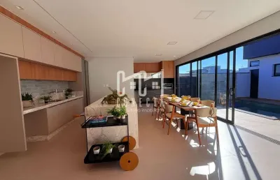 Casa térrea em indaiatuba, condomínio maria cândida com 3 suítes - 200 m²