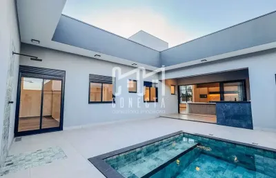 Casa térrea em indaiatuba, condomínio dona lucilla com 3 dormitórios - 190 m²