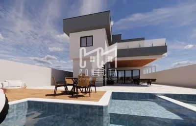 Sobrado em indaiatuba, condomínio helvétia park ii com 5 suítes - 450,00 m²