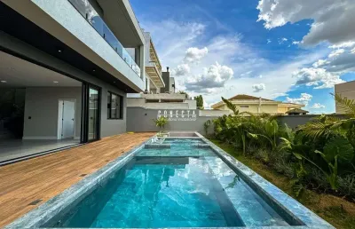 Casa sobrado em indaiatuba, vila paradiso com 3 suítes - 311 m²