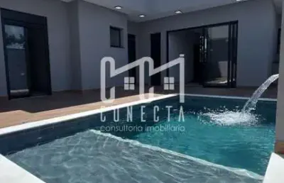 Casa térrea em indaiatuba, condomínio laguna com 3 suítes - 190,00 m²