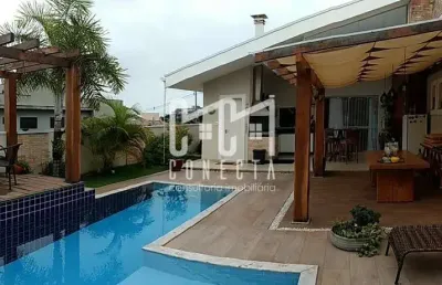 Casa em indaiatuba, condomínio helvétia park com 2 suítes - 245 m²