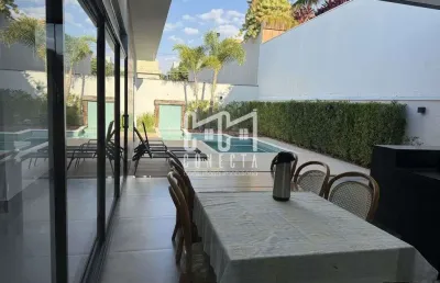 Casa em indaiatuba, condomínio helvétia park com 3 suítes - 255 m²