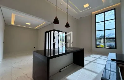 Casa em indaiatuba, condomínio gran reserve com 1 suíte - 139 m²