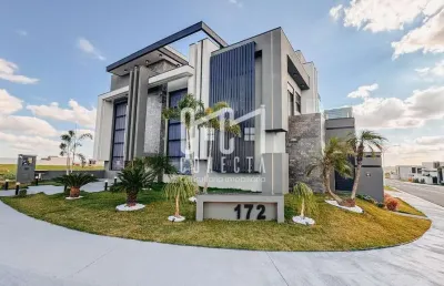 Sobrado em indaiatuba, condomínio maria cândida com 4 suítes - 340 m²