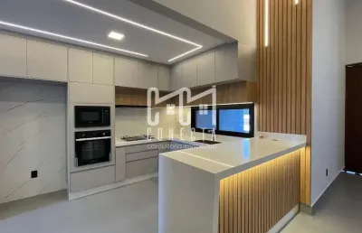 Casa em indaiatuba, condomínio gran reserve com 3 suítes - 140 m²